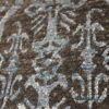Blue & Grey Hand-Knotted Indian Silk and Wool Area Rug - 8x10 - Image 2