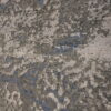 Blue, Grey Hand-Knotted Indian Silk and Wool Area Rug - 8x10 - Image 2