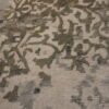 Beige, Grey Hand-Knotted Indian Silk and Wool Area Rug - 8x10 - Image 2