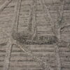Grey, Silver Hand-Knotted Indian Wool Area Rug - 8x10 - Image 2