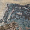 Teal, Grey, Beige Hand-Knotted Indian Silk and Wool Area Rug - 8'x10' - Image 2