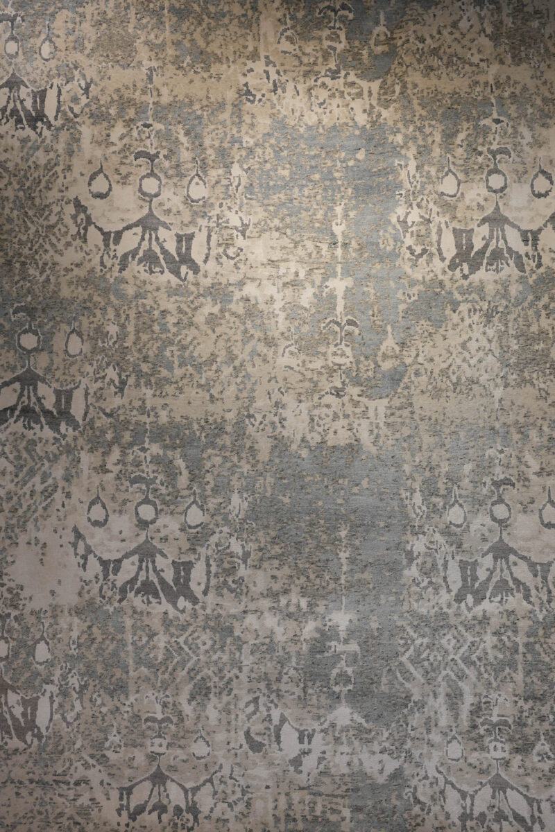 grey antique rug