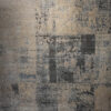 Blue, Beige, Grey Hand-Knotted Indian Silk and Wool Area Rug - 8x10