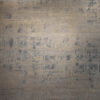 Silver, Beige Hand-Knotted Indian Silk and Wool Area Rug - 8x10