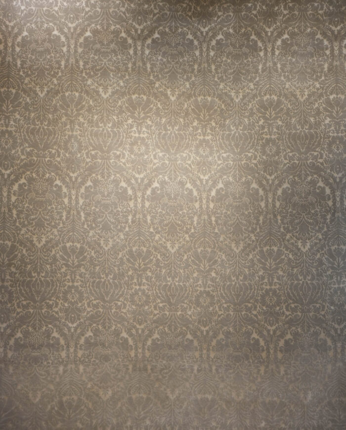 grey and silver oriental rug